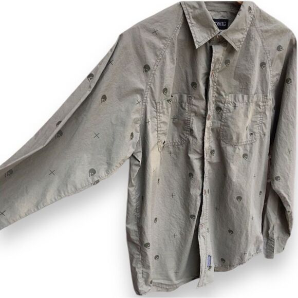 Ludwig Van Skull+ Beethoven Button Up Long Sleeve Shirt - Picture 5 of 15